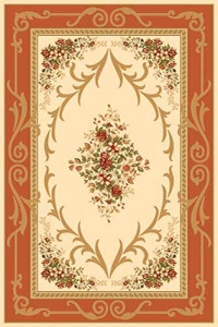 Прямоугольный ковер KAMEA carving D142 CREAM-TERRA