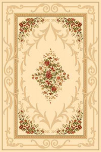 Прямоугольный ковер KAMEA carving D142 CREAM