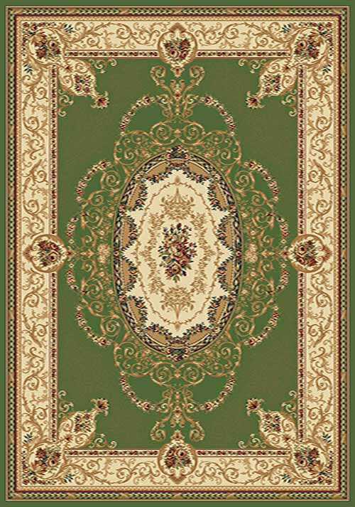 Прямоугольный ковер BUHARA D058 GREEN Российский ковер БУХАРА фабрики Меринос D058 GREEN Цена указана за 1 квадратный метр