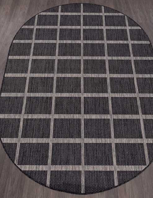 Ковёр VEGAS-S004-BLACK-GRAY-OVAL Российский Ковёр Циновка Вегас.
Цена указана за 1 кв/метр.