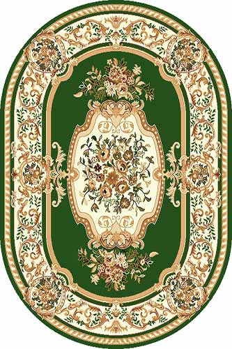 Овальный ковер LAGUNA 5602 GREEN Российский ковер ЛАГУНА фабрики Меринос 5602 GREEN Цена указана за 1 квадратный метр