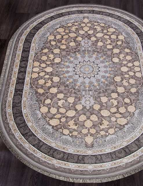 Иранский ковер FARSI 1200 G258-GRAY-OVAL Персидские ковры FARSI 1200 Цена указана за кв. метр