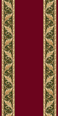 Ковровая дорожка DA VINCI D040 RED-GREEN