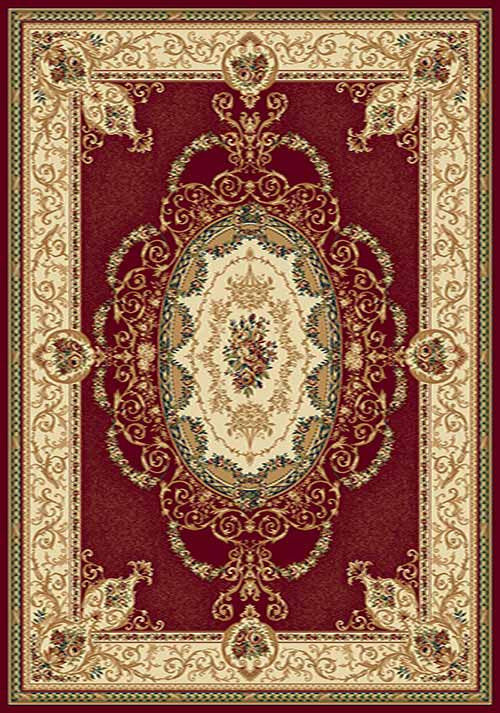 Прямоугольный ковер BUHARA D058 RED Российский ковер БУХАРА фабрики Меринос D058 RED Цена указана за 1 квадратный метр