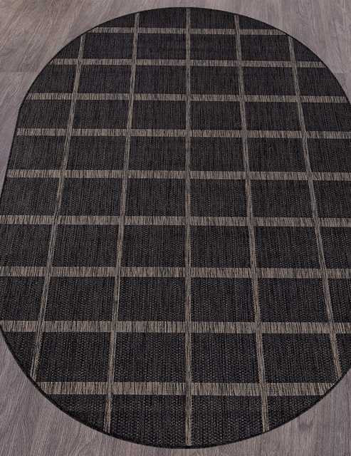 Ковёр VEGAS-S004-BLACK-OVAL Российский Ковёр Циновка Вегас.
Цена указана за 1 кв/метр.