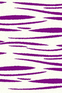 Прямоугольный ковер COMFORT SHAGGY S608 BONE-PURPLE