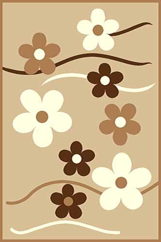 Прямоугольный ковер SUNRISE V117 BEIGE Российский ковер САНРАЙЗ фабрики Меринос V117 BEIGE Цена указана за 1 квадратный метр