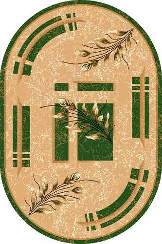 Овальный ковер LAGUNA 5985 BEIGE-GREEN Российский ковер ЛАГУНА фабрики Меринос 5985 BEIGE-GREEN Цена указана за 1 квадратный метр