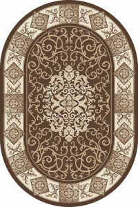 Овальный ковер VALENCIA DELUXE D316 BROWN