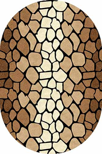 Овальный ковер VISION DELUXE carving D046 BEIGE Российский ковер ВИЖН ДЕЛЮКС фабрики Меринос D046 BEIGE Цена указана за 1 квадратный метр