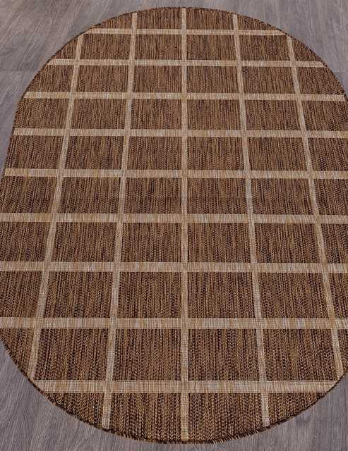 Ковёр VEGAS-S004-BROWN-OVAL Российский Ковёр Циновка Вегас.
Цена указана за 1 кв/метр.