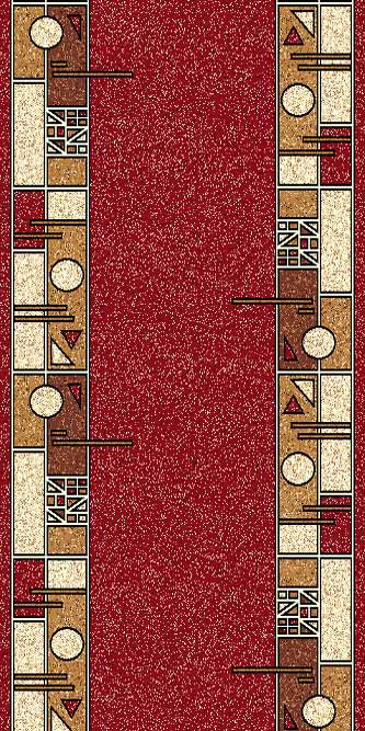 Ковровая дорожка LAGUNA ALB3 RED Российский ковер ЛАГУНА фабрики Меринос ALB3 RED Цена указана за 1 квадратный метр