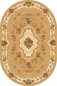 Овальный ковер VALENCIA DELUXE D317 BEIGE