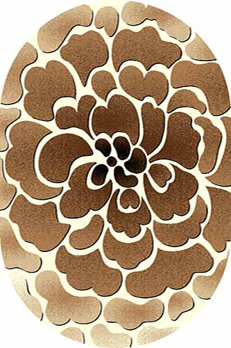 Овальный ковер VISION DELUXE carving D047 CREAM Российский ковер ВИЖН ДЕЛЮКС фабрики Меринос D047 CREAM Цена указана за 1 квадратный метр