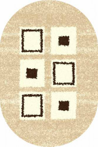 Овальный ковер SHAGGY ULTRA S611 BEIGE