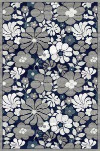 Прямоугольный ковер SILVER D231 GRAY-BLUE