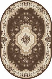 Овальный ковер VALENCIA DELUXE D317 BROWN