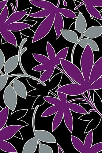 Прямоугольный ковер SUNRISE V814 BLACK-VIOLET Российский ковер САНРАЙЗ фабрики Меринос V814 BLACK-VIOLET Цена указана за 1 квадратный метр