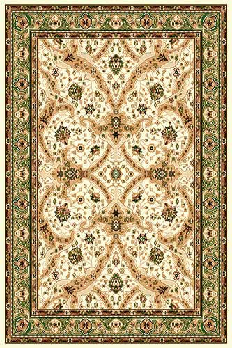 Прямоугольный ковер LAGUNA D140 CREAM-GREEN Российский ковер ЛАГУНА фабрики Меринос D140 CREAM-GREEN Цена указана за 1 квадратный метр