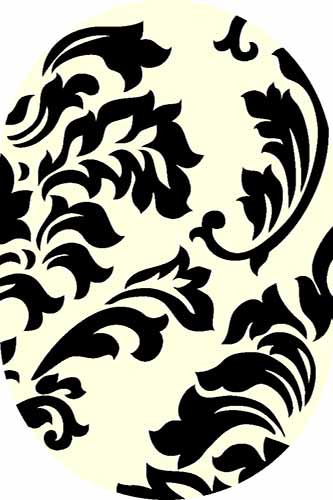 Овальный ковер VISION DELUXE carving V812 L.CREAM-BLACK Российский ковер ВИЖН ДЕЛЮКС фабрики Меринос V812 L.CREAM-BLACK Цена указана за 1 квадратный метр