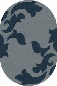 Овальный ковер PLATINUM T620 BLUE-NAVY