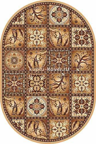 Овальный ковер LAGUNA D494 BEIGE Российский ковер ЛАГУНА фабрики Меринос D494 BEIGE Цена указана за 1 квадратный метр