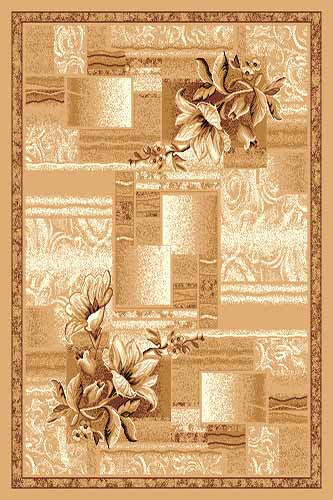 Прямоугольный ковер LAGUNA D182 BEIGE Российский ковер ЛАГУНА фабрики Меринос D182 BEIGE Цена указана за 1 квадратный метр