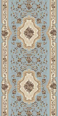 Ковровая VALENCIA DELUXE D317 L.BLUE-BROWN