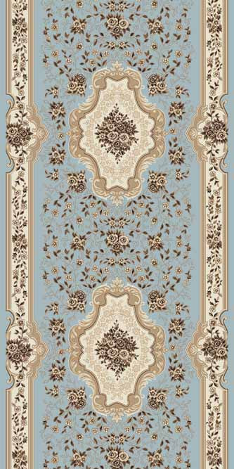 Ковровая VALENCIA DELUXE D317 L.BLUE-BROWN Российский ковер ВАЛЕНСИЯ ДЕЛЮКС фабрики Меринос D317 L.BLUE-BROWN Цена указана за 1 квадратный метр