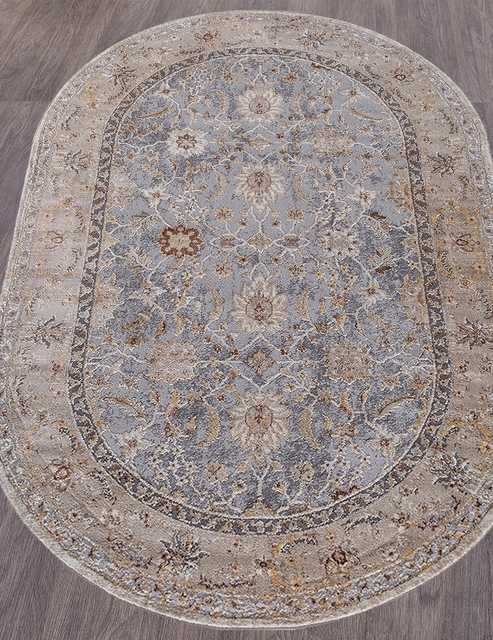 Турецкий ковер OPERA-6033C-BEIGE-GREY-OVAL Восточные ковры OPERAЦена указана за квадратный метр