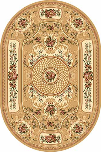 Овальный ковер OLYMPOS D170 BEIGE Российский ковер ОЛИМПОС фабрики Меринос D170 BEIGE Цена указана за 1 квадратный метр