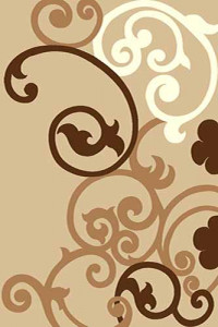 Прямоугольный ковер VISION DELUXE carving V805 BEIGE