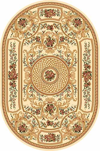 Овальный ковер OLYMPOS D170 CREAM Российский ковер ОЛИМПОС фабрики Меринос D170 CREAM Цена указана за 1 квадратный метр