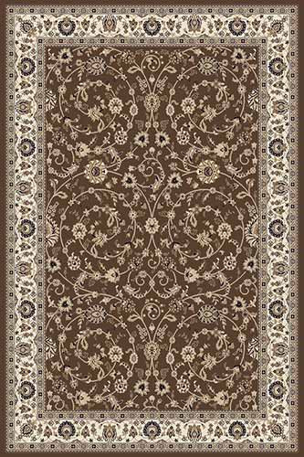 Прямоугольный ковер VALENCIA DELUXE D251 BROWN Российский ковер ВАЛЕНСИЯ ДЕЛЮКС фабрики Меринос D251 BROWN Цена указана за 1 квадратный метр