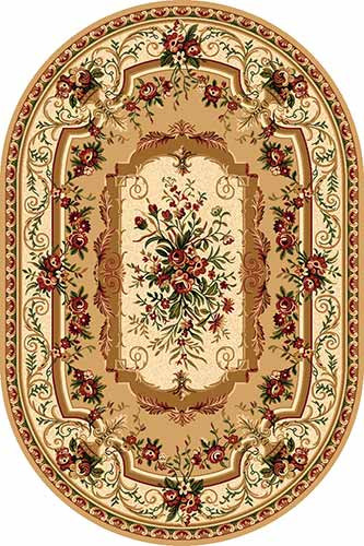 Овальный ковер DA VINCI 5245 BEIGE Российский ковер DA VINCI фабрики Меринос 5245 BEIGE Цена указана за 1 квадратный метр