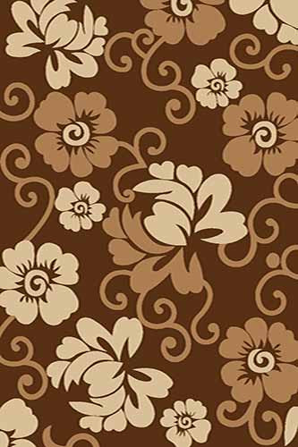 Прямоугольный ковер SUNRISE V142 BROWN Российский ковер САНРАЙЗ фабрики Меринос V142 BROWN Цена указана за 1 квадратный метр