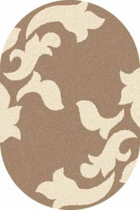 Овальный ковер PLATINUM T620 D.BEIGE-CREAM
