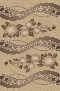 Прямоугольный ковер MEGA carving D276 BEIGE