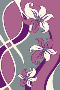 Прямоугольный ковер SUNRISE V816 GRAY-LILAC