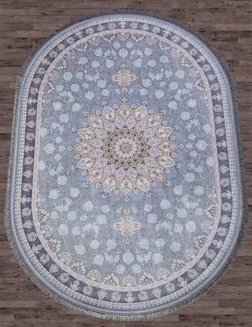 Иранский ковер FARSI 1200 G253-PALE-BLUE-OVAL Персидские ковры FARSI 1200 Цена указана за кв. метр