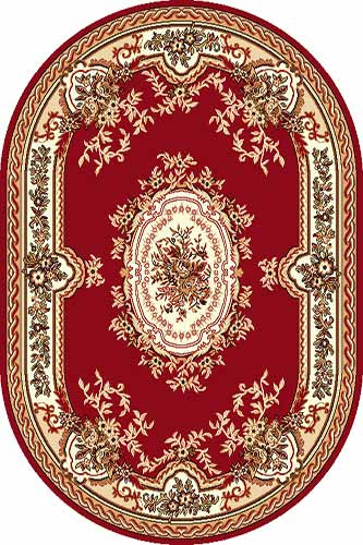 Овальный ковер LAGUNA D015 RED Российский ковер ЛАГУНА фабрики Меринос D015 RED Цена указана за 1 квадратный метр