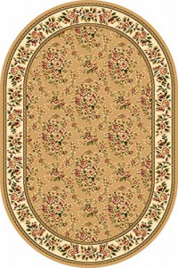 Овальный ковер OLYMPOS D191 BEIGE