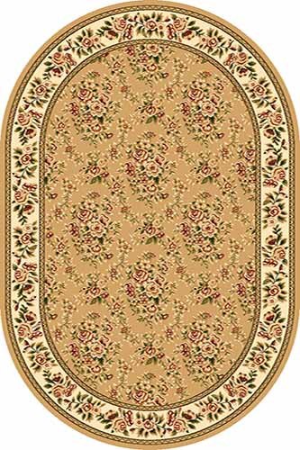 Овальный ковер OLYMPOS D191 BEIGE Российский ковер ОЛИМПОС фабрики Меринос D191 BEIGE Цена указана за 1 квадратный метр