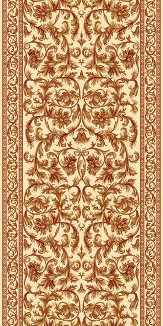 Ковровая дорожка DA VINCI D126 CREAM-2 Российский ковер DA VINCI фабрики Меринос D126 CREAM-2 Цена указана за 1 квадратный метр