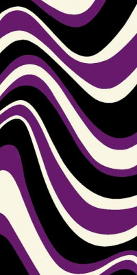 Ковровая дорожка SUNRISE V802 BLACK-VIOLET