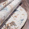 Ковёр ERKAPLAN RODOS-7443A-CREAM-CREAM-OVAL