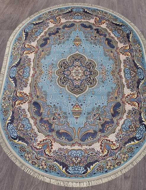 Ковёр ARAVIA-6807-BLUE-OVAL Российский Ковёр Аравия.Цена указана за 1 кв/метр.