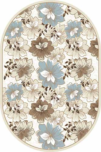 Овальный ковер VALENCIA DELUXE D322 CREAM-BROWN Российский ковер ВАЛЕНСИЯ ДЕЛЮКС фабрики Меринос D322 CREAM-BROWN Цена указана за 1 квадратный метр