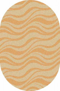 Овальный ковер COMFORT SHAGGY S609 BEIGE-D.BEIGE
