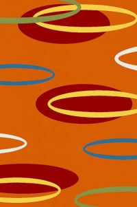 Прямоугольный ковер CRYSTAL N065 ORANGE